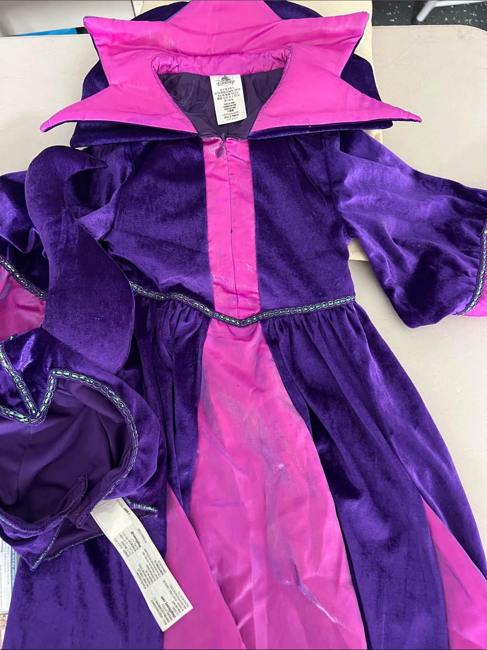 Authentic Disney Store Maleficent costume inspired by Disney’s Sleeping Beauty.